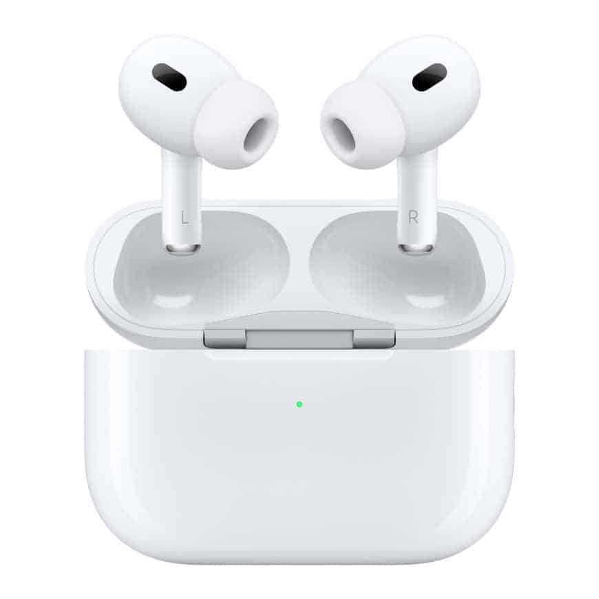 Apple AirPods Pro 2nd Gen Earphones with ANC and Magsafe Charging Case USB-C White